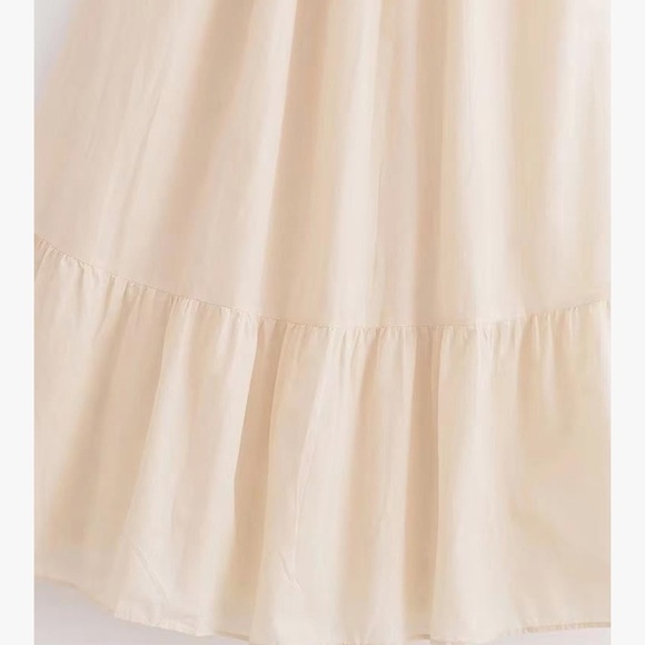 The Good Journey Mara Spaghetti Strap Folk Dress NET Sz L - Picture 7 of 13